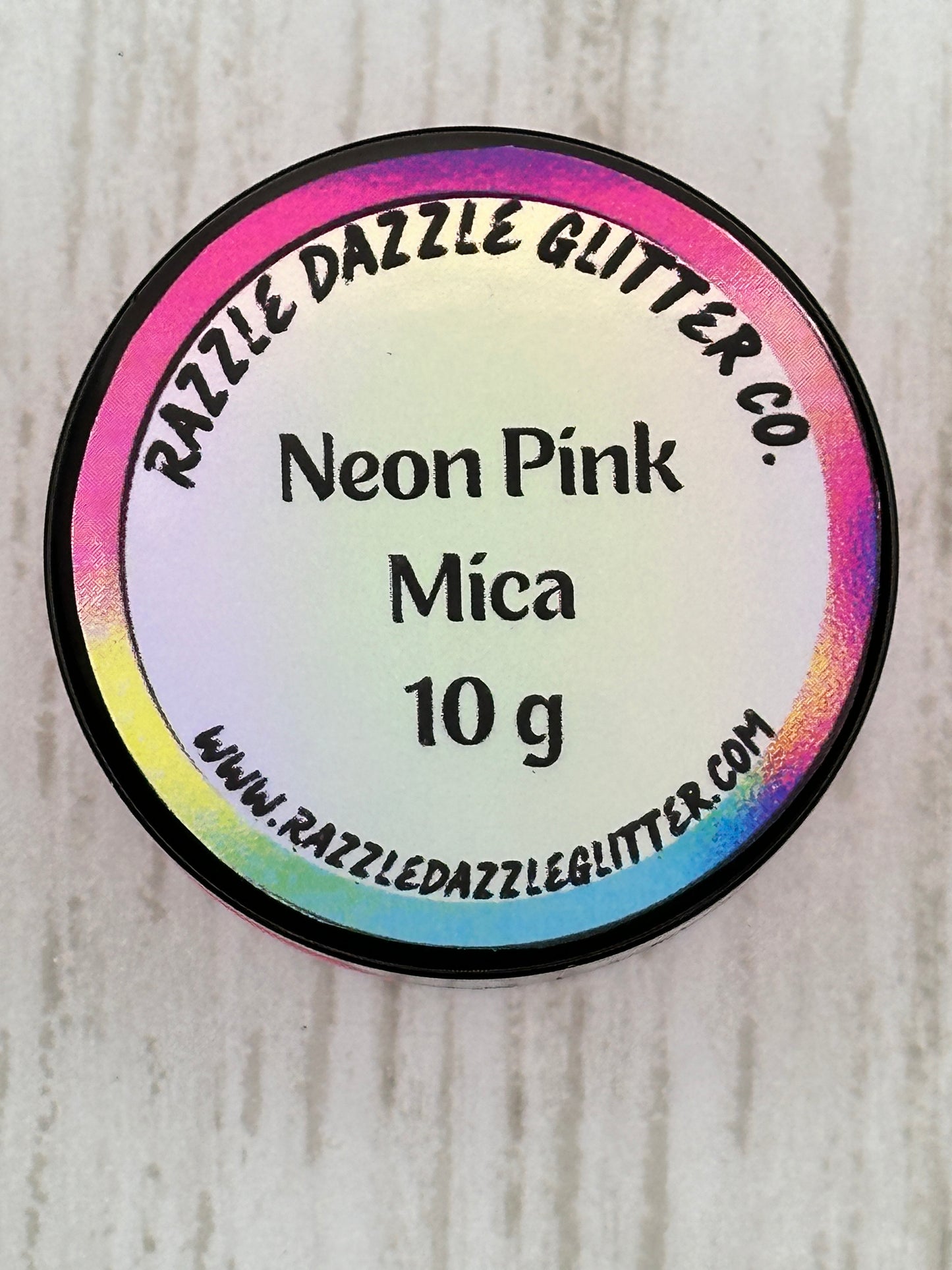 MICA:  Neon Pink 10g Jar